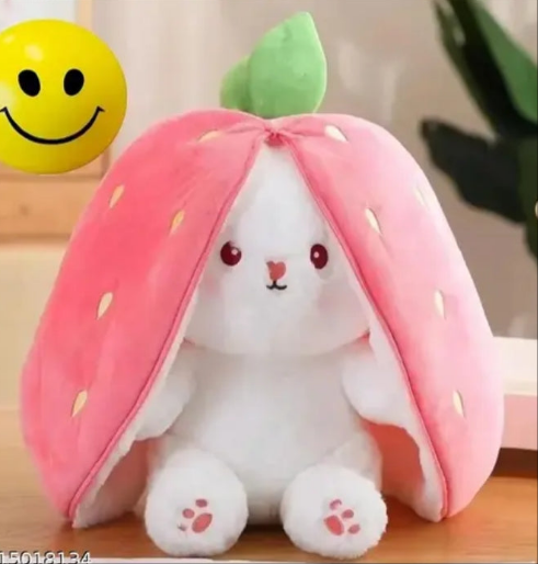 Cute Pink Bunny Plush Toy