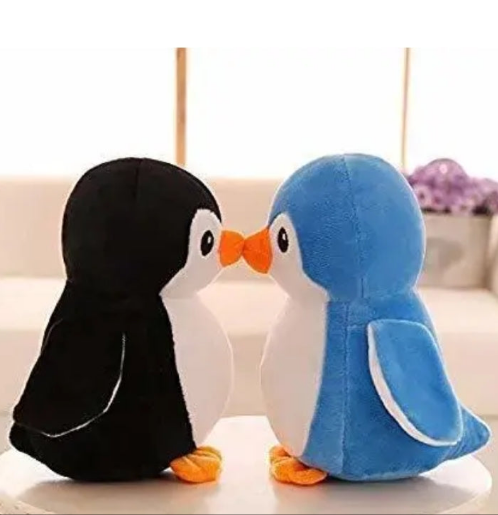 Black And Blue Soft Penguin Plush (pack of 2)