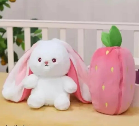 Cute Pink Bunny Plush Toy