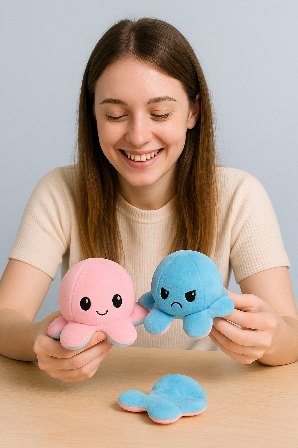 Adorable Pink Octopus Plush