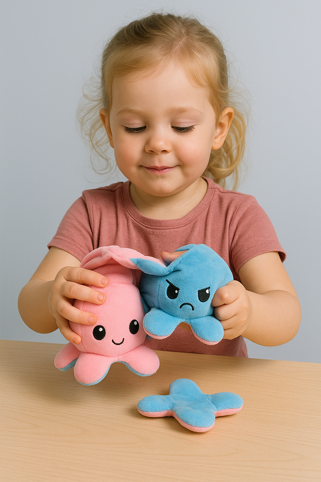 Adorable Pink Octopus Plush